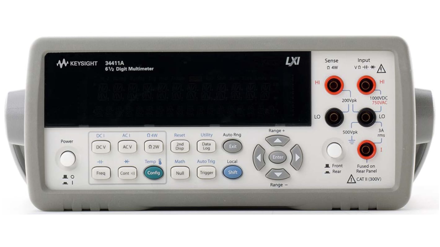 Keysight Technologies 34411A digitális multiméter (Asztali), max.: 3A ac, max.: 750V ac