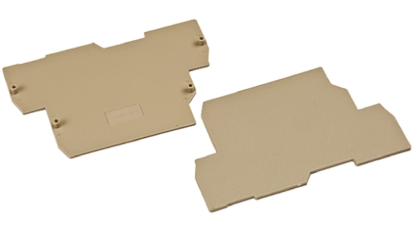 RS PRO End Cover for Use with DIN Rail Terminal Blocks RS