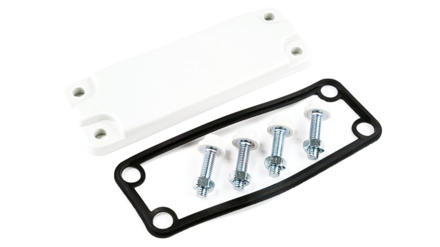 Fibox Polycarbonate Gland Plate for Use with EK Enclosure, 141 x 49 x 49mm