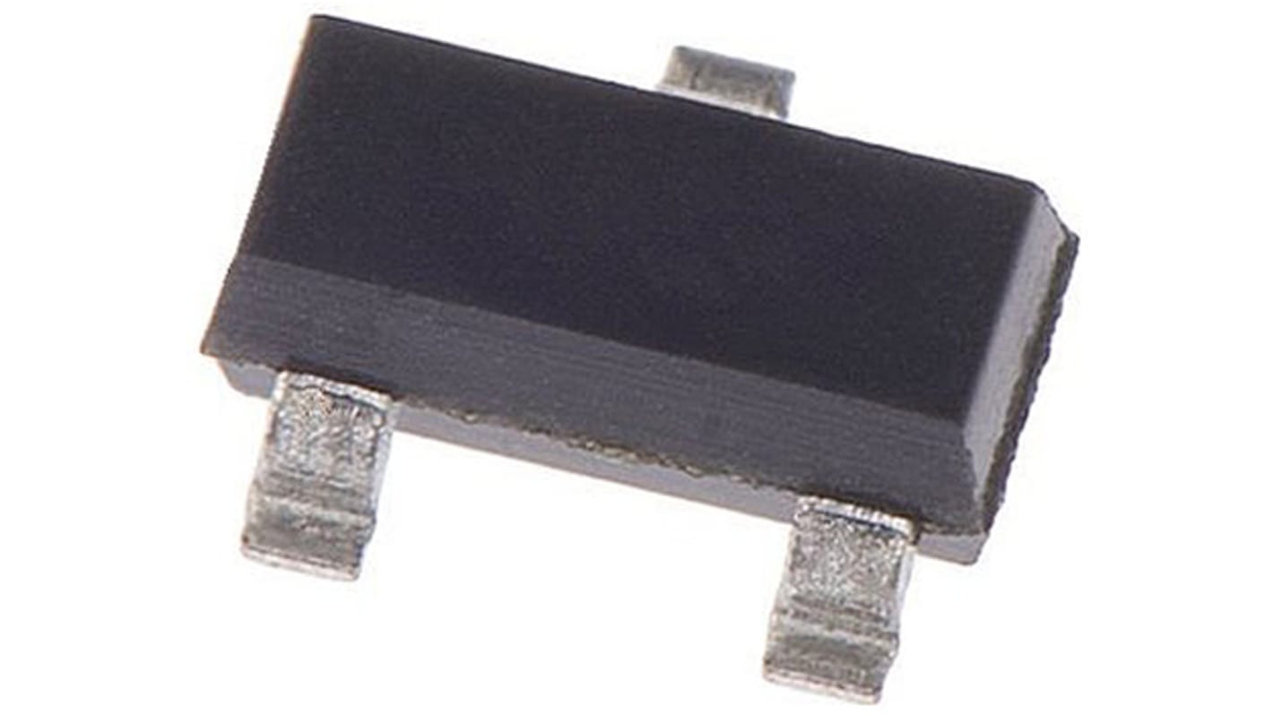 Tranzisztor BC857C,215, PNP, -100 mA, -45 V, 100 MHz, 3-tüskés Egyszeres