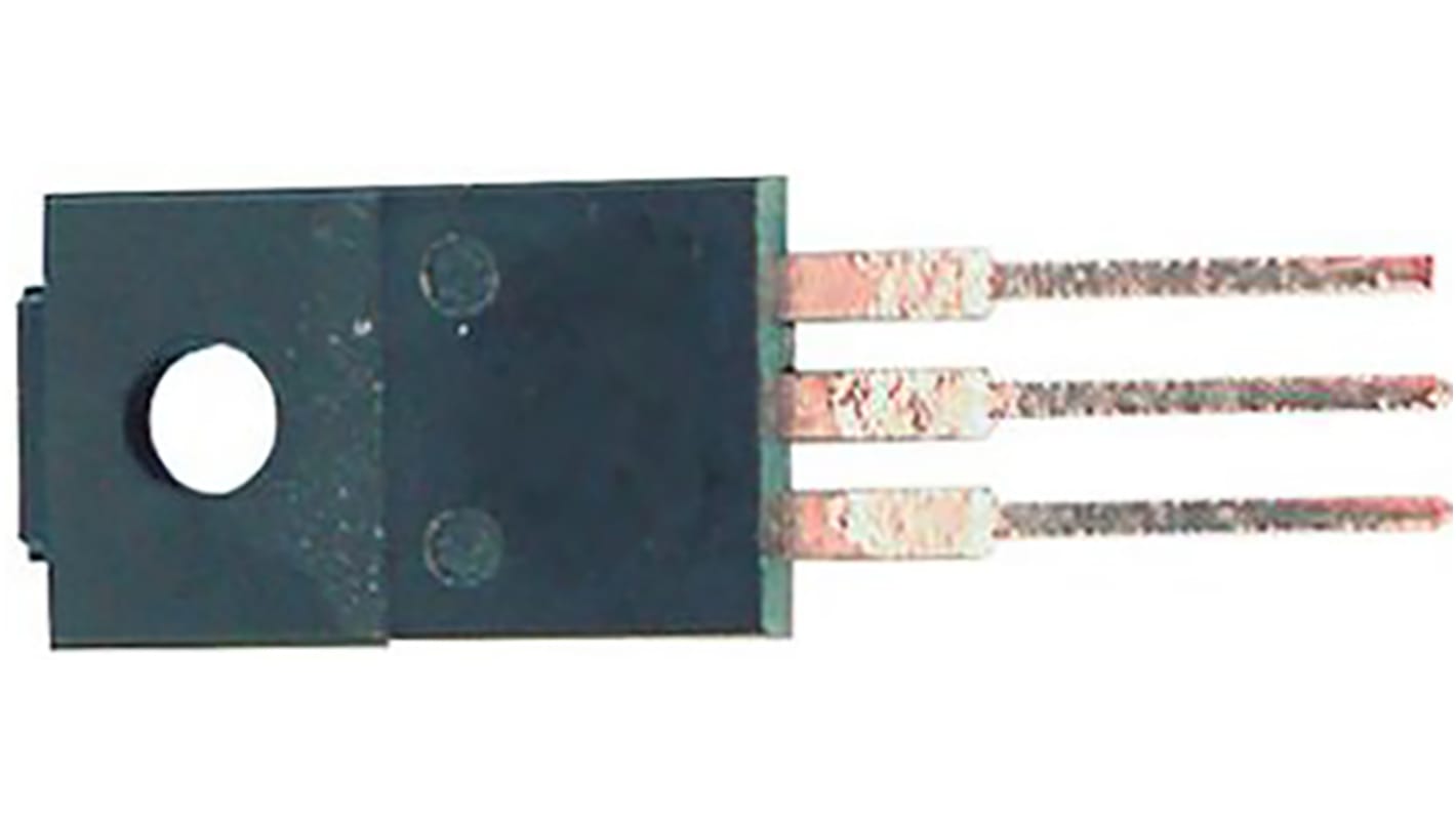 TRIAC 800V, 800V 4A, kapu indítófesz.: 1.5V, 70mA, TO-220F, 3-tüskés