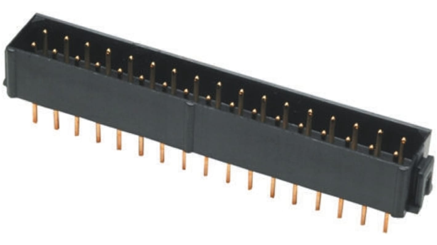 Conector macho para PCB HARWIN serie Datamate L-Tek de 12 vías, 2 filas, paso 2.0mm, para soldar, Montaje en orificio