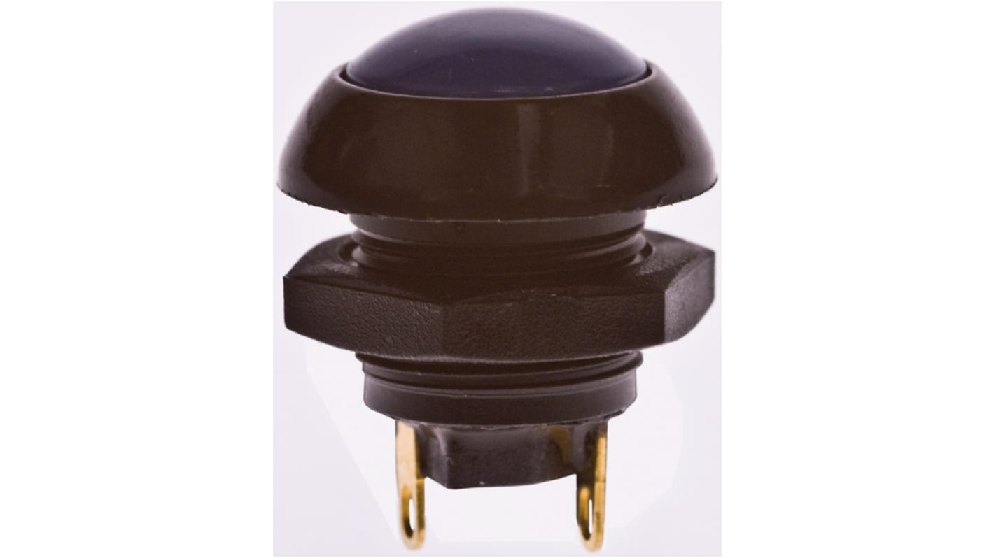 Otto Push Button Switch, Momentary, Panel Mount, SPDT