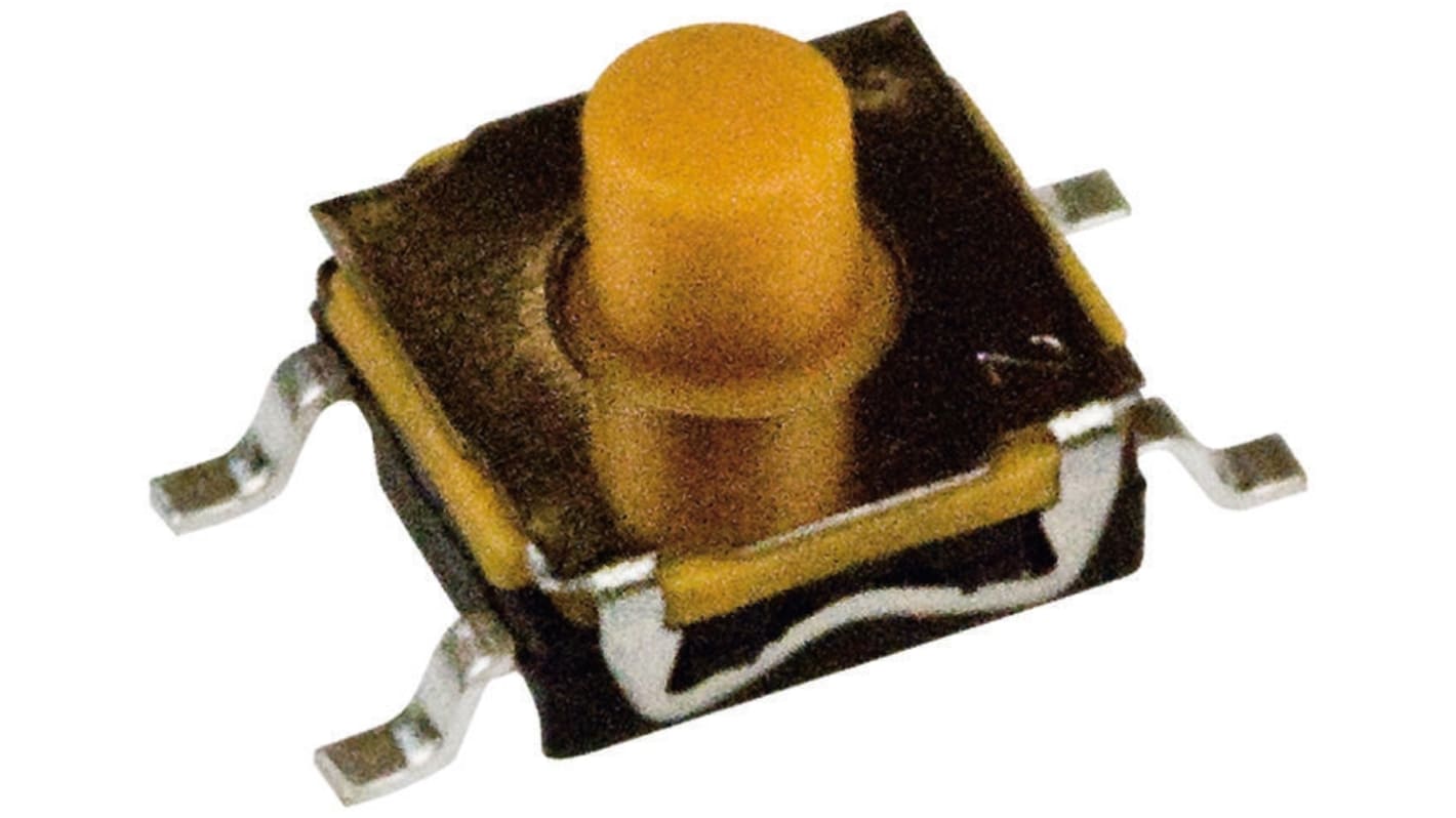 IP67 Tactile Switch, SPST 50 mA 2.3mm Surface Mount