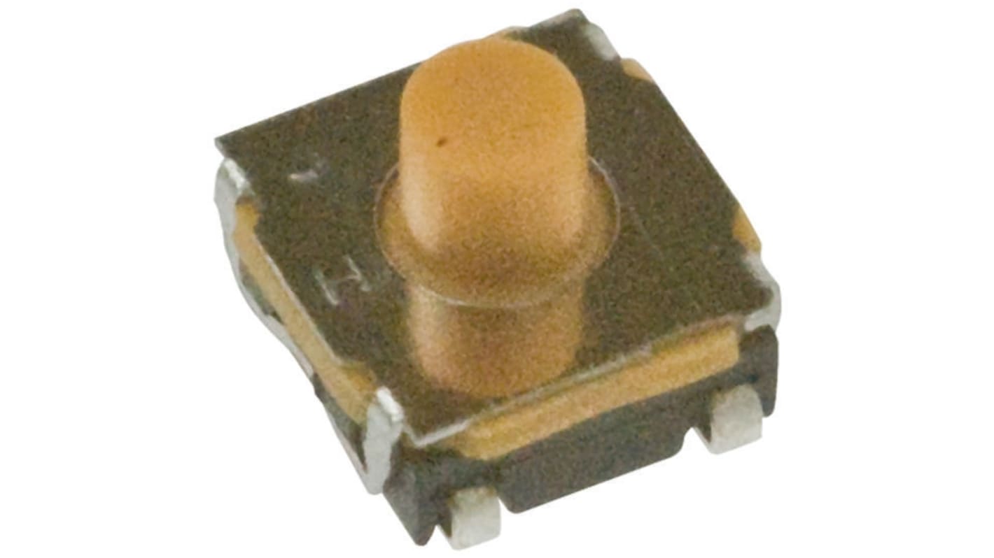 C & K IP67 Button Tactile Switch, SPST 50 mA @ 32 V dc 2.6mm