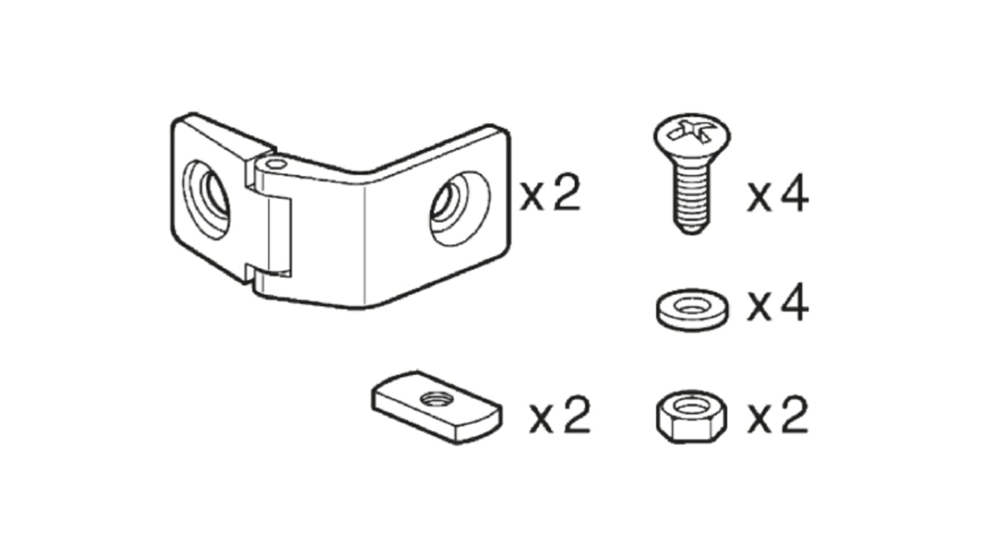 Legrand エンクロージャーアクセサリ ヒンジ 亜鉛ダイキャスト