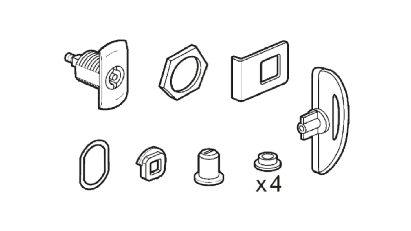 Legrand Double Bit Lock Insert For Use With Atlantic Enclosure