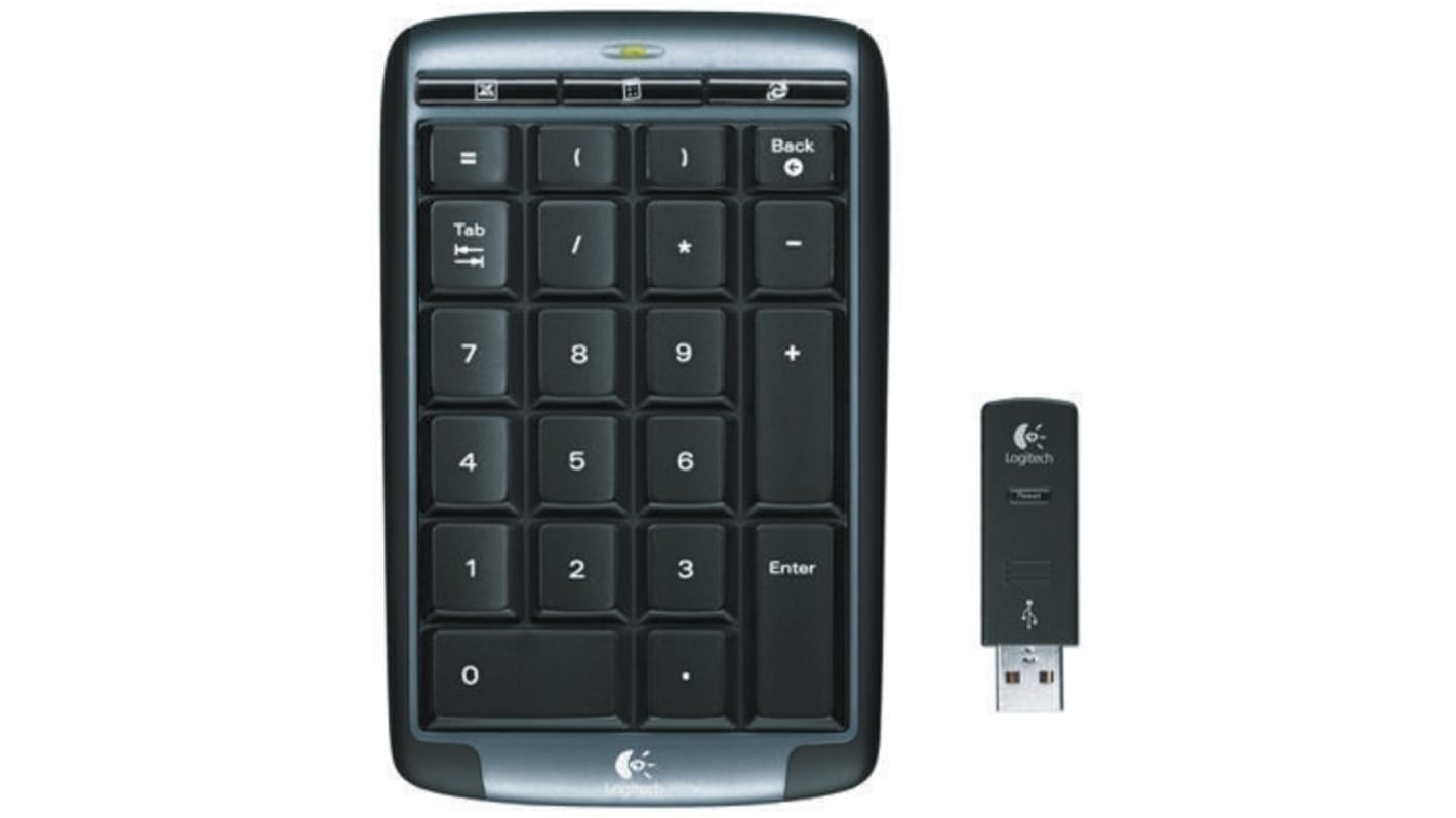 | Logitech Black Wireless USB Numeric Keypad | RS