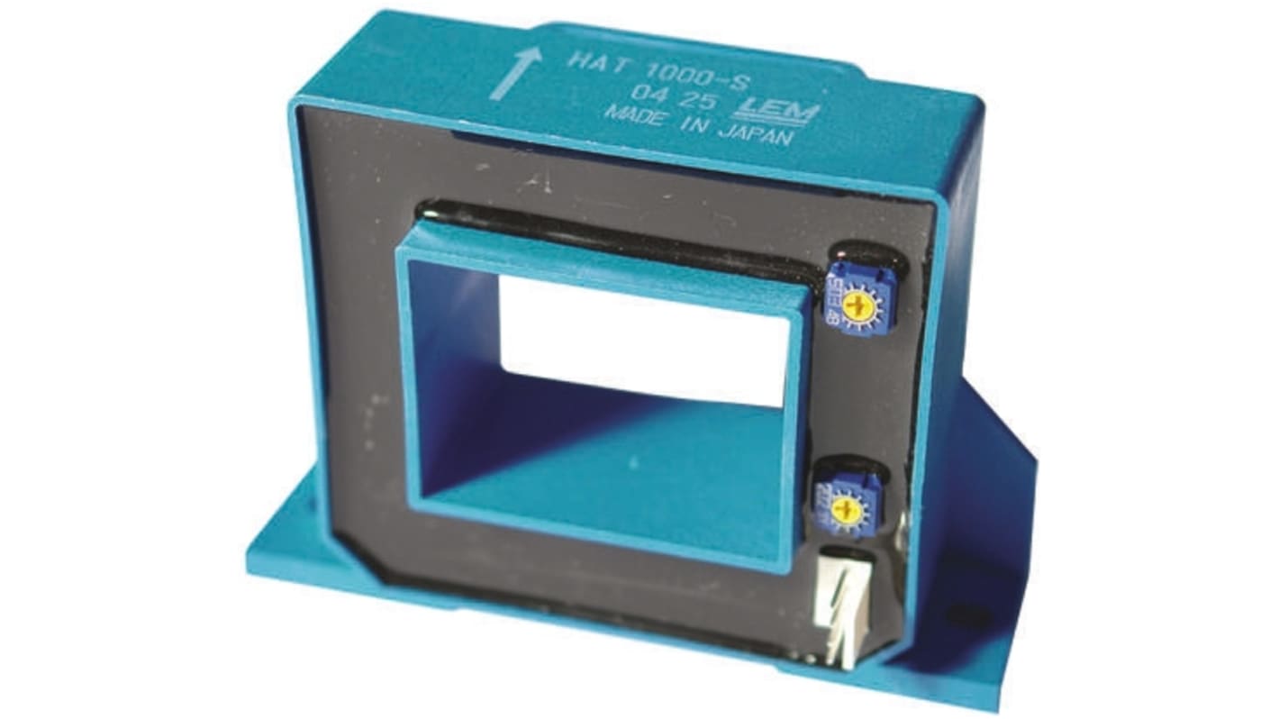 HAT 600S LEM HAT Series Current Transformer, 600A Input, 18001, 40.