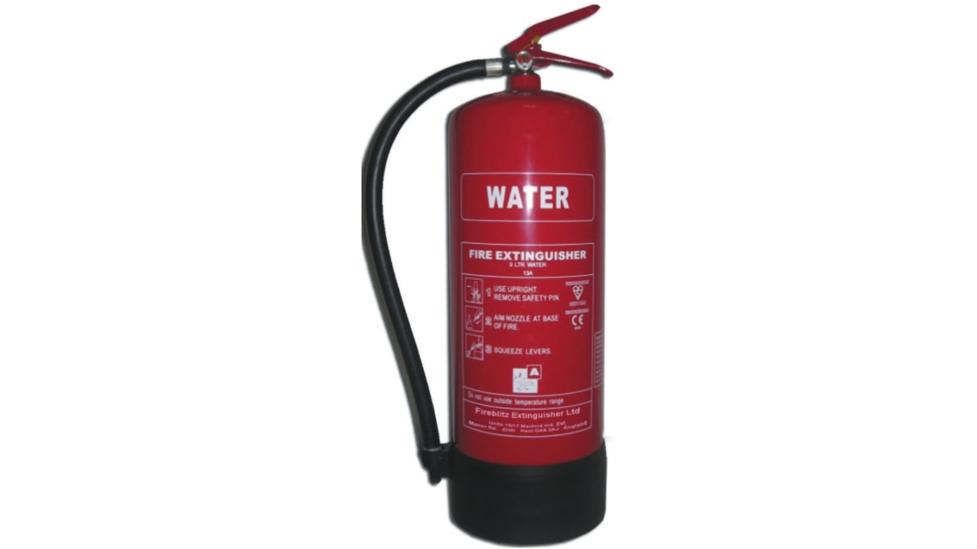 FBW9 Fireblitz 9L Water Fire Extinguisher for Combustible Solids (A) RS