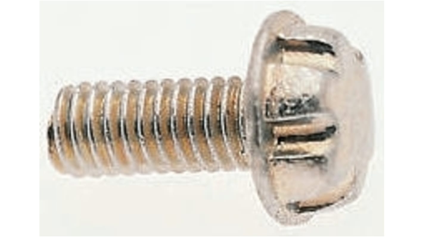 SZM0506Z System Zero Zinc Plated Flange Button Steel Tamper Proof Security Screw, M5 x 6mm RS