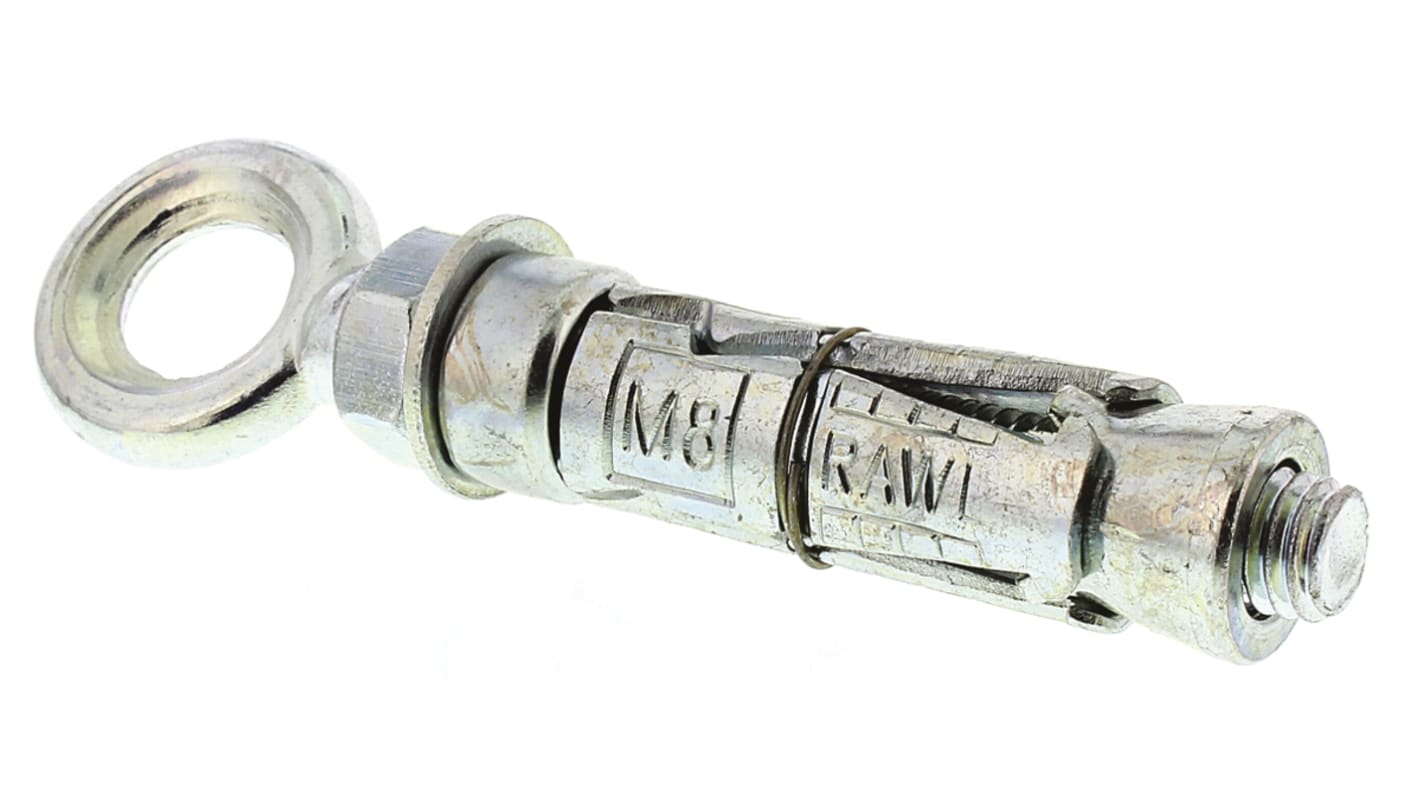 RawlPlug アンカーボルト, 鉄 M8 取付穴径14mm 長さ98mm