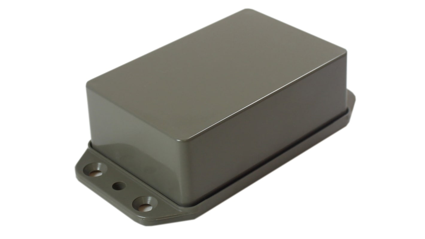 CAMDENBOSS Series 2000 Series Grey ABS Enclosure, IP65, Flanged, Grey Lid, 95 x 50 x 27mm