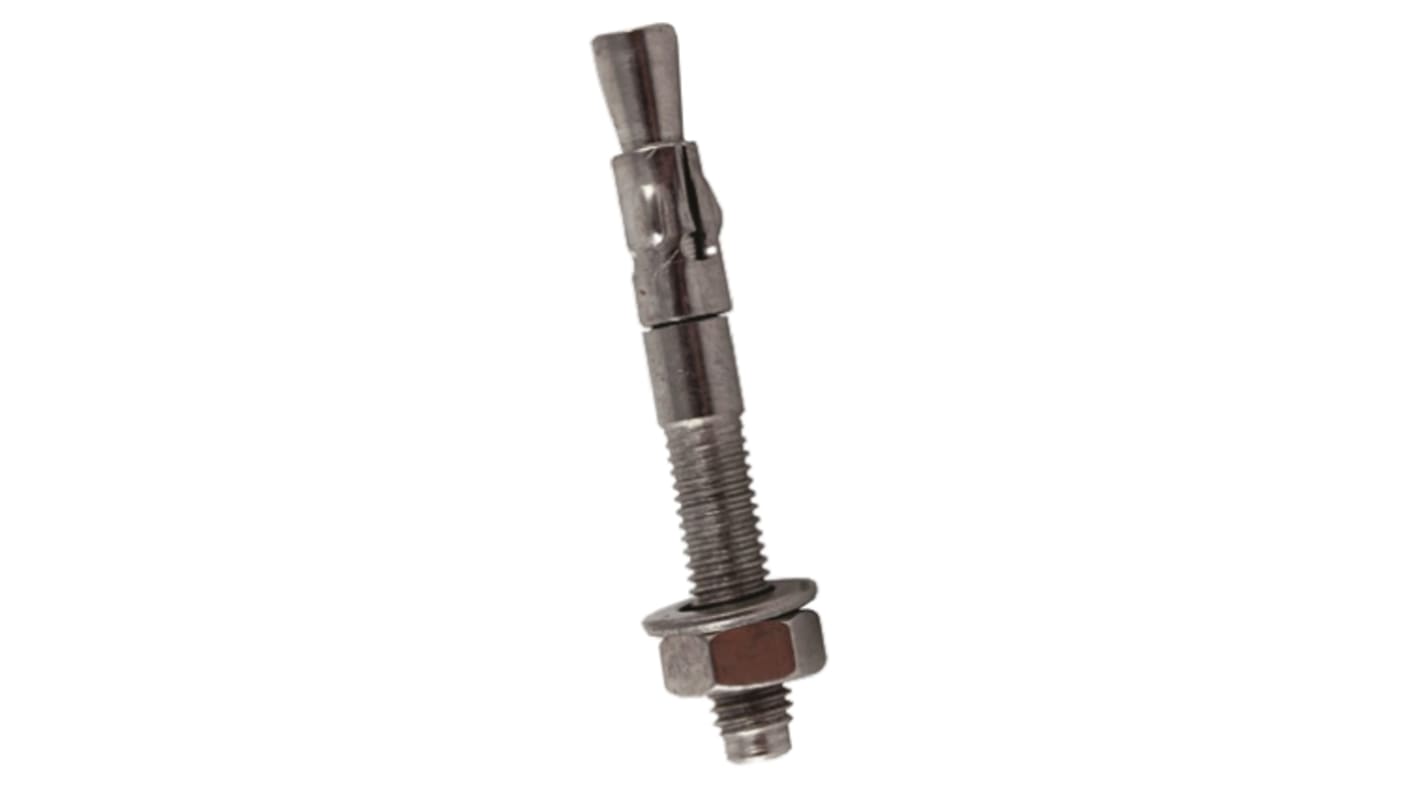 Tassello RawlPlug in Acciaio 8mm, Ø foro di fissaggio 8mm, L 50mm