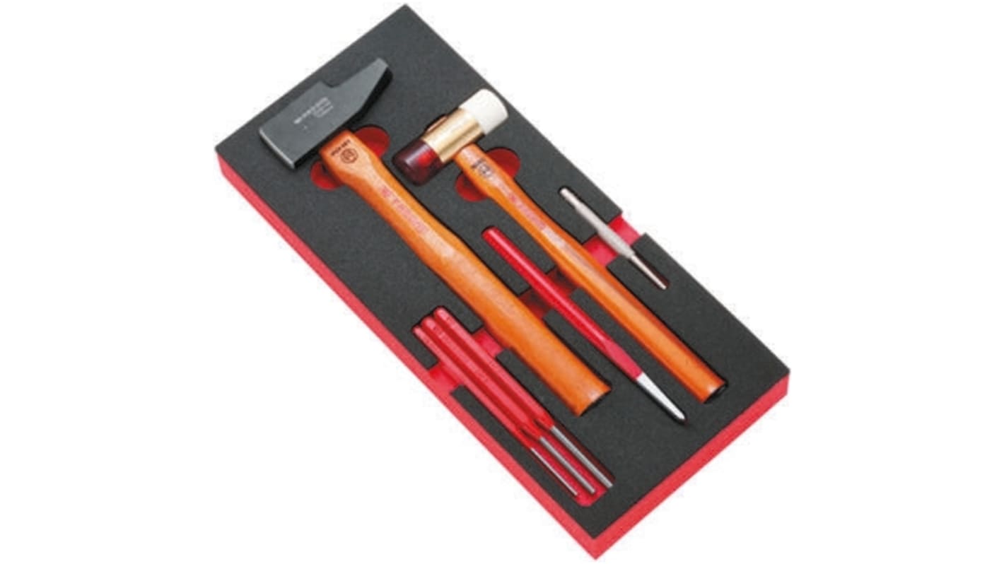 Facom 7 Piece Mechanical Tool Kit with Foam Inlay