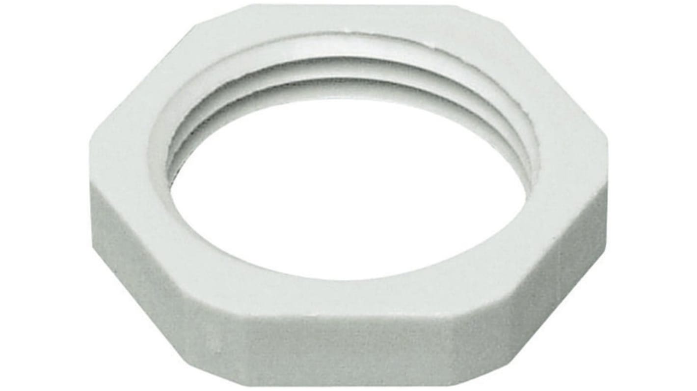 SIB Grey Fibreglass PA Cable Gland Locknut, PG9 Thread