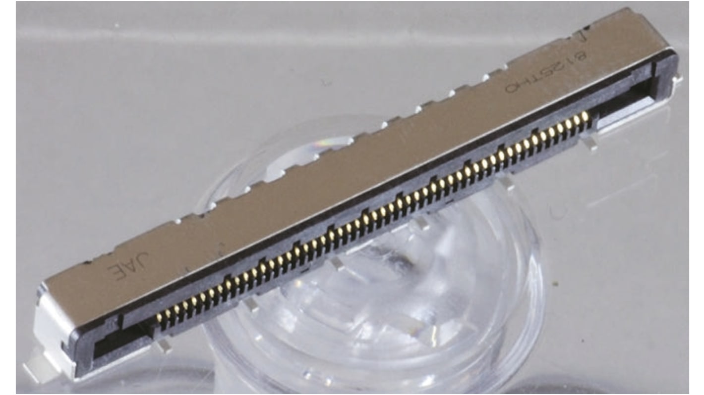 FIRE51SHF JAE, FIR 0.5mm Pitch 51 Way 1 Row Right Angle Surface