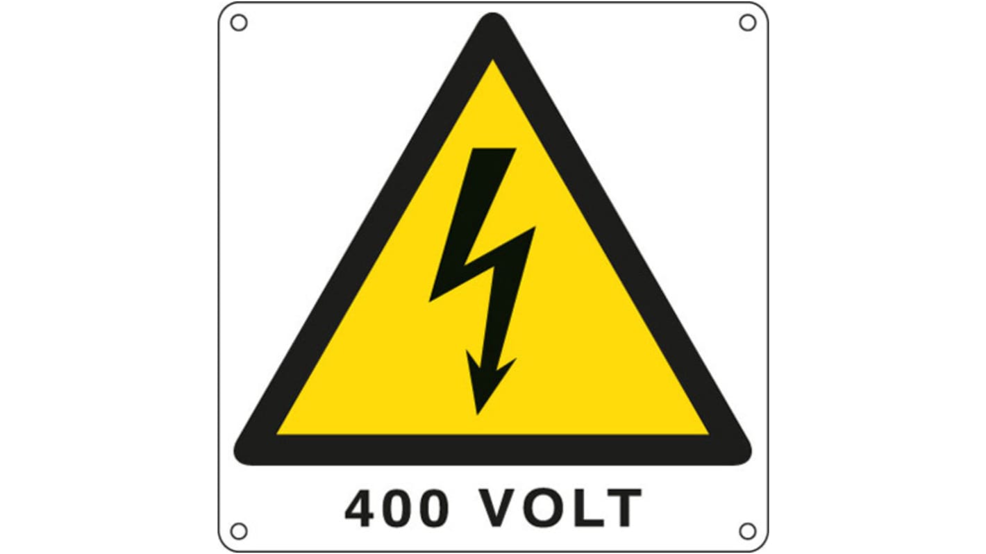 Cartello Pericolo "400 Volt", in Italiano