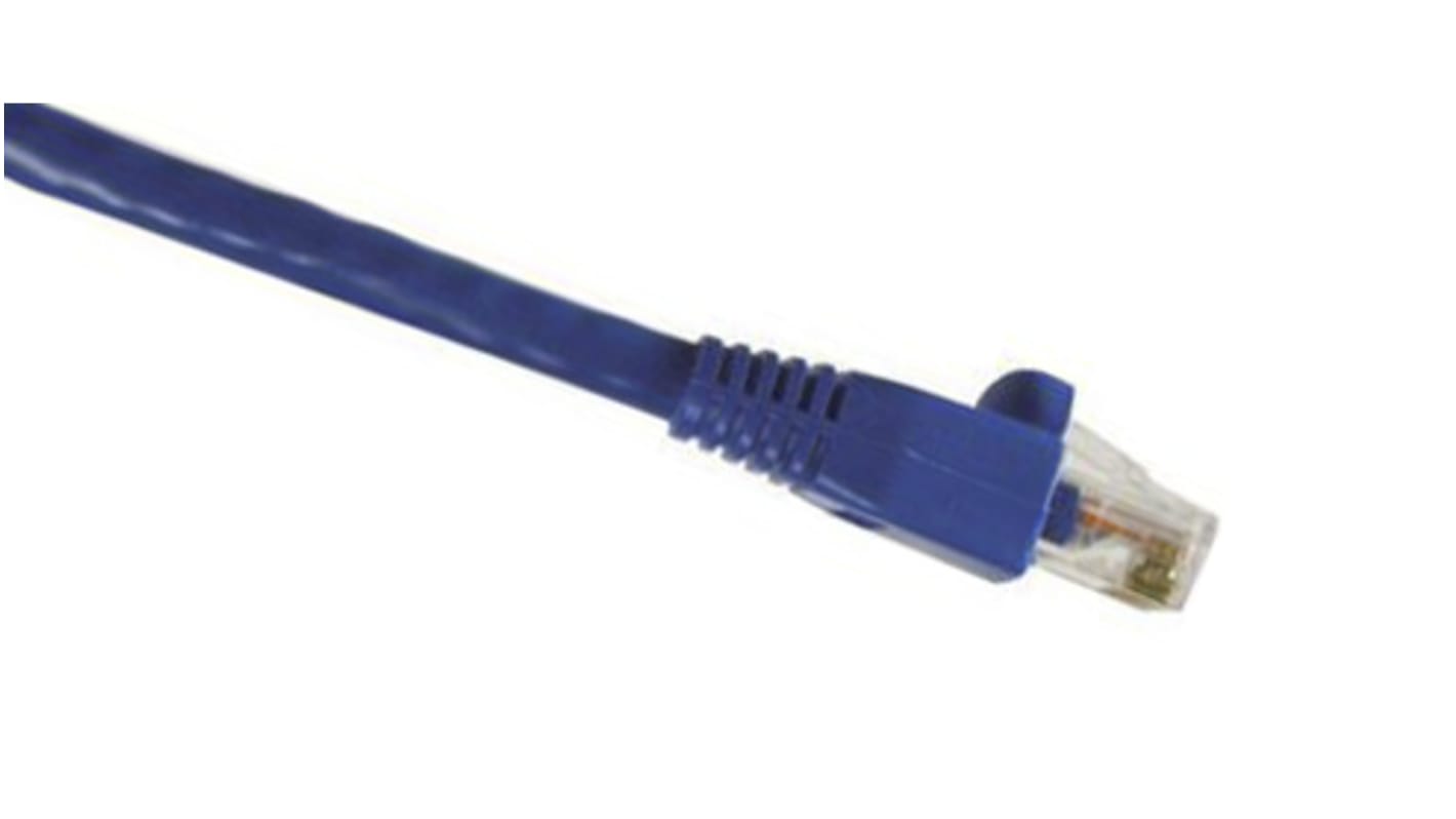 RS PRO Cat6 Male RJ45 to Male RJ45 Ethernet Cable, U/UTP, Blue LSZH Sheath, 3m