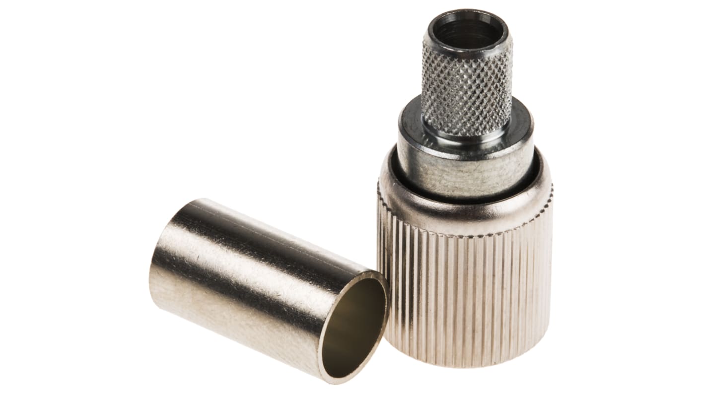 Telegartner, Plug Cable Mount 1.6/5.6 Connector, 75Ω, Crimp Termination, Straight Body