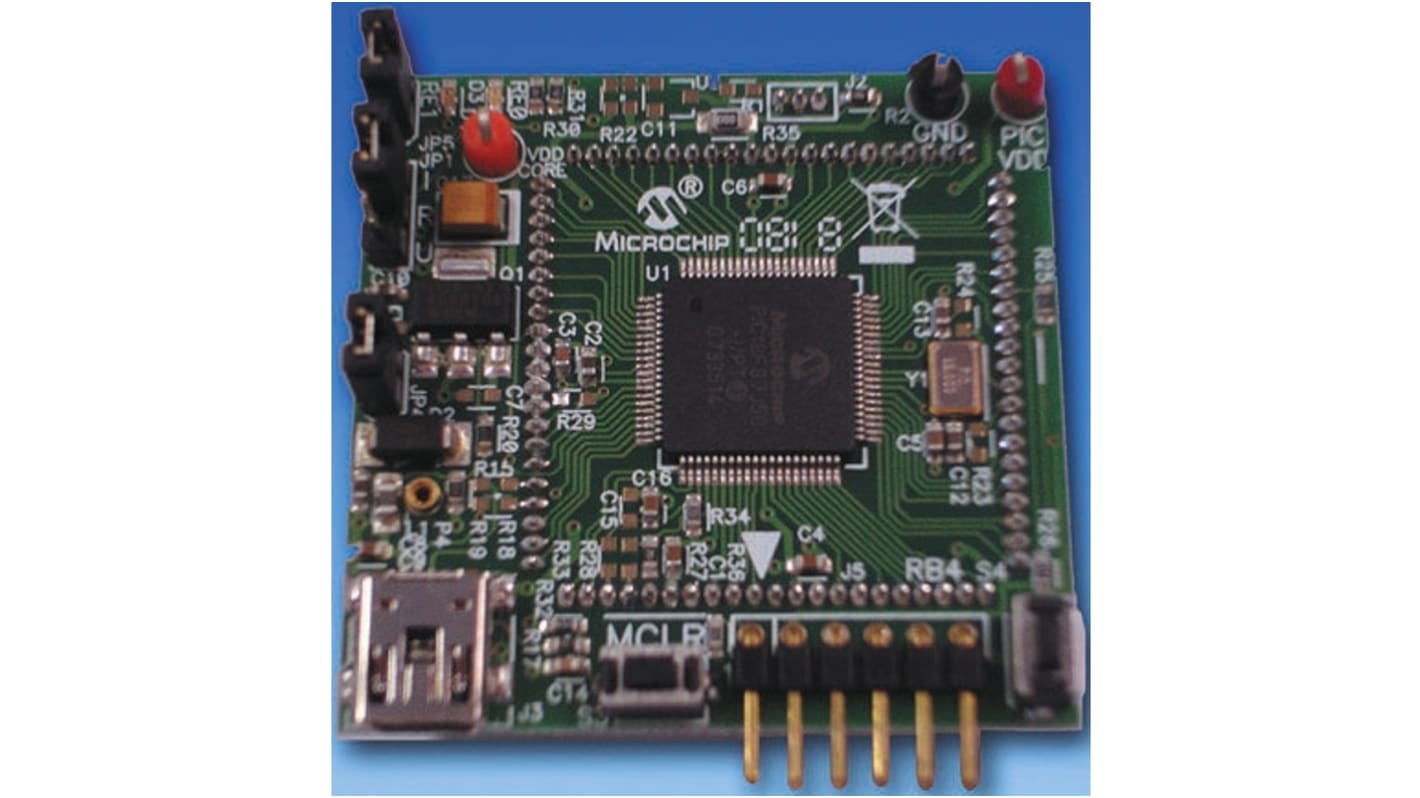 Microchip PIC18F87J50 FS USB PIM Demo Board MCU Microcontroller Development Kit PIC18