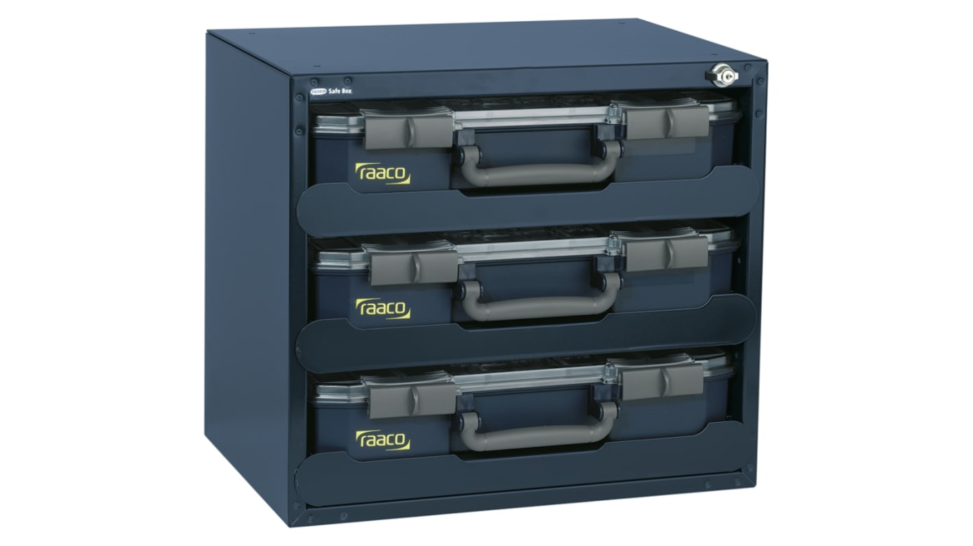 Raaco Blue PC Compartment Box, 403mm x 451mm x 330mm