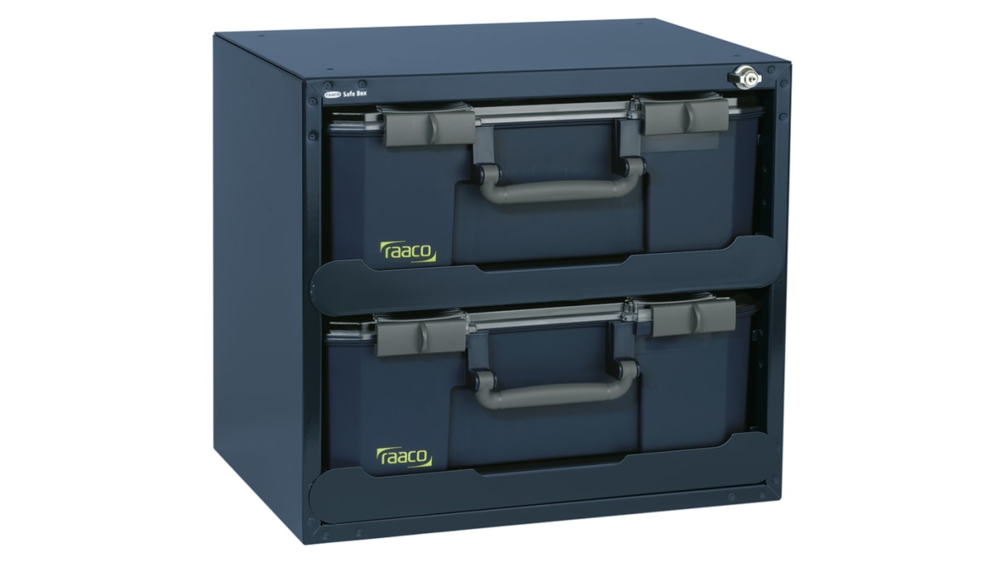 Raaco Grey PC Compartment Box, 403mm x 451mm x 330mm