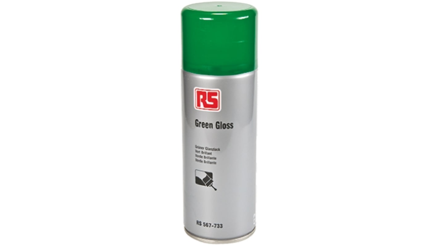 RS PRO 400ml Green Gloss Spray Paint