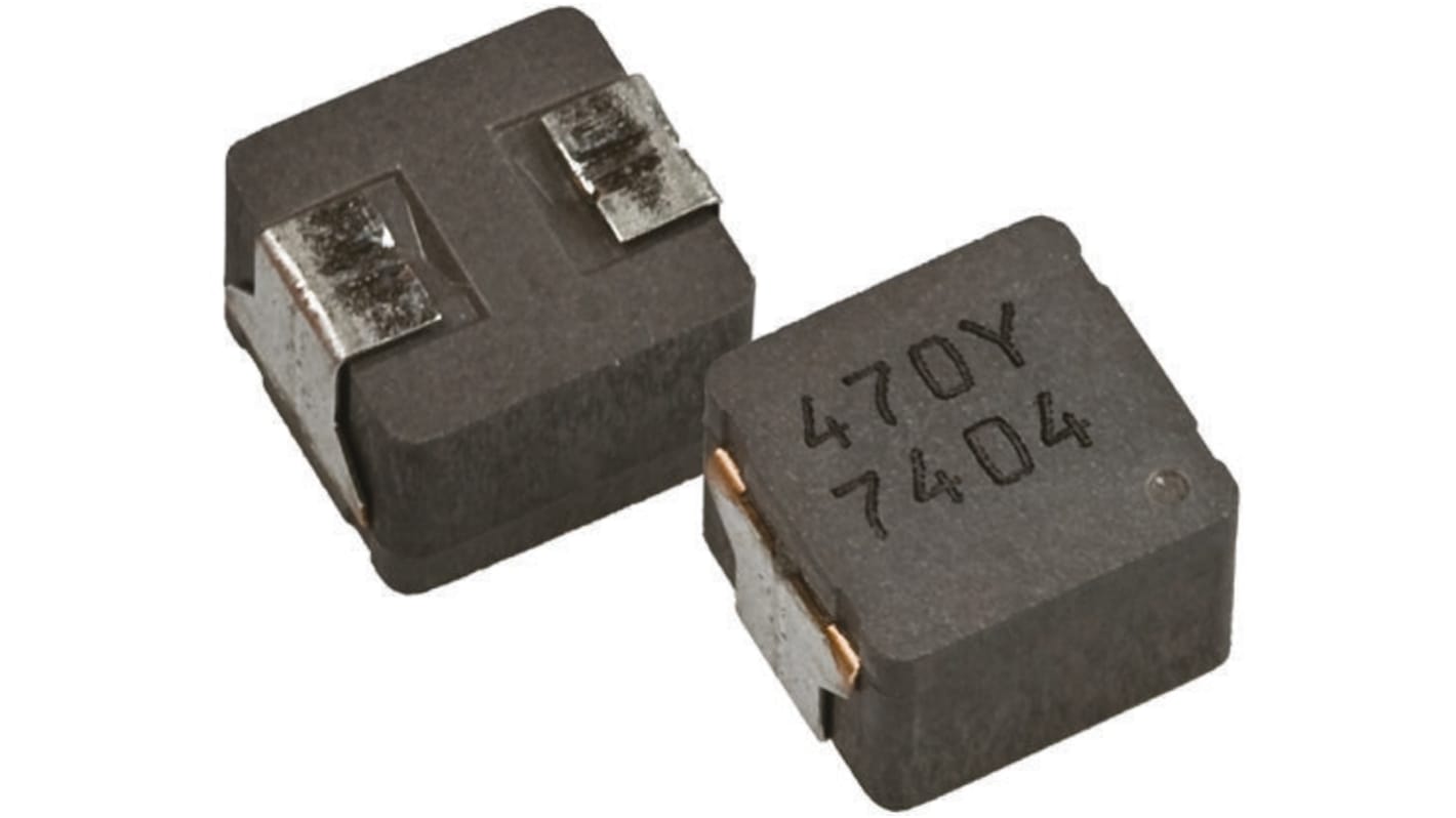 Panasonic, ETQP5M, 0850 Shielded Wire-wound SMD Inductor with a Metal Composite Core, 100 μH ±20% Wire-Wound 2.1A Idc