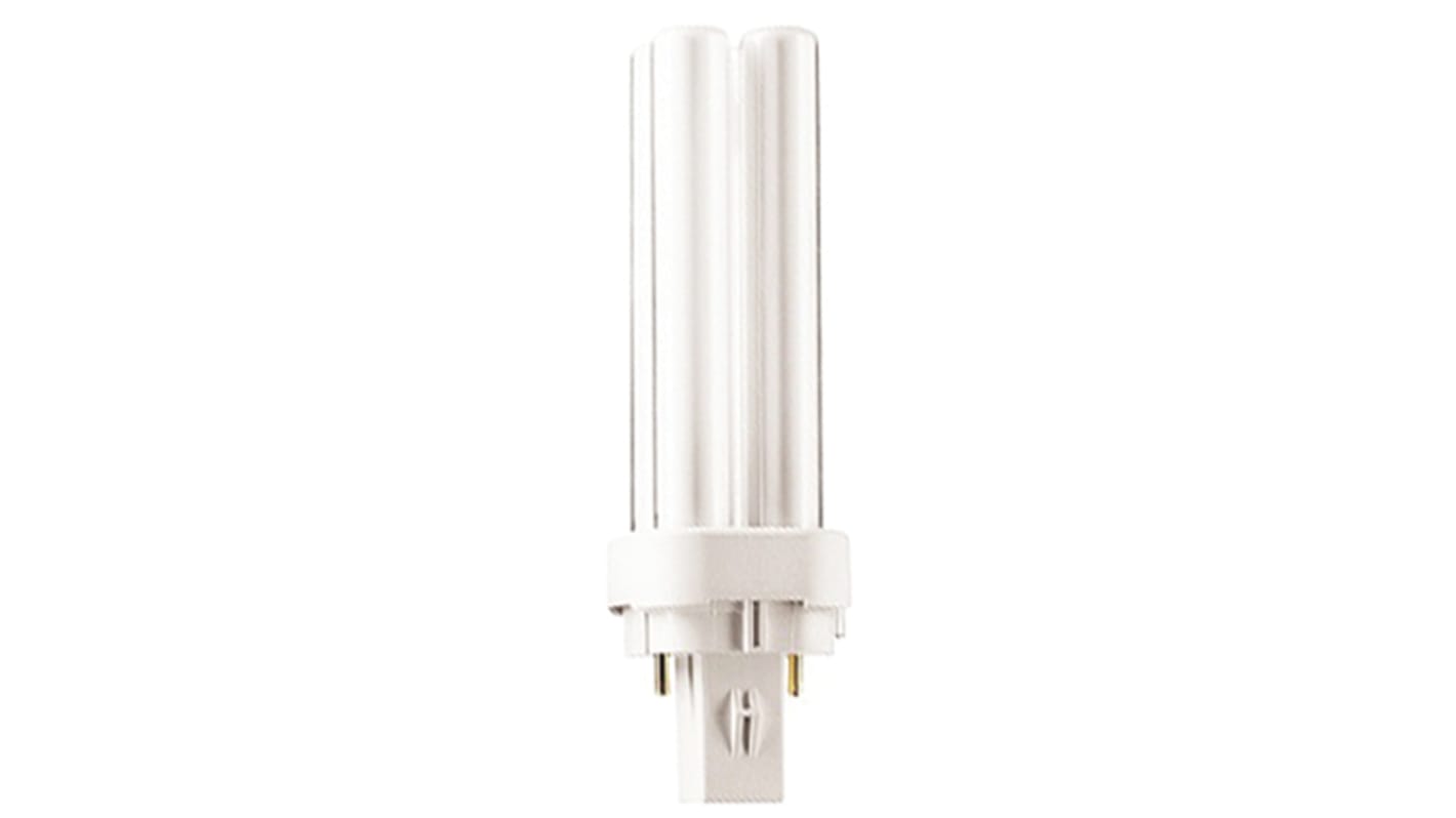 G24d-1 2D Shape CFL Bulb, 10 W, 3000K, Warm White Colour Tone