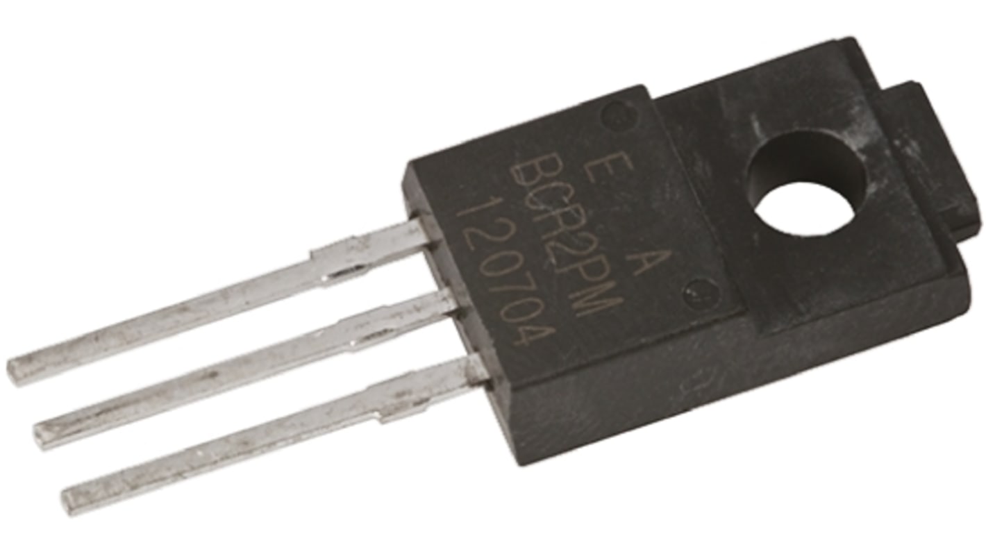 BCR16PM-12LG#B00 | ルネサス, トライアック, 600V, 16A, 3-Pin TO-220F | RS