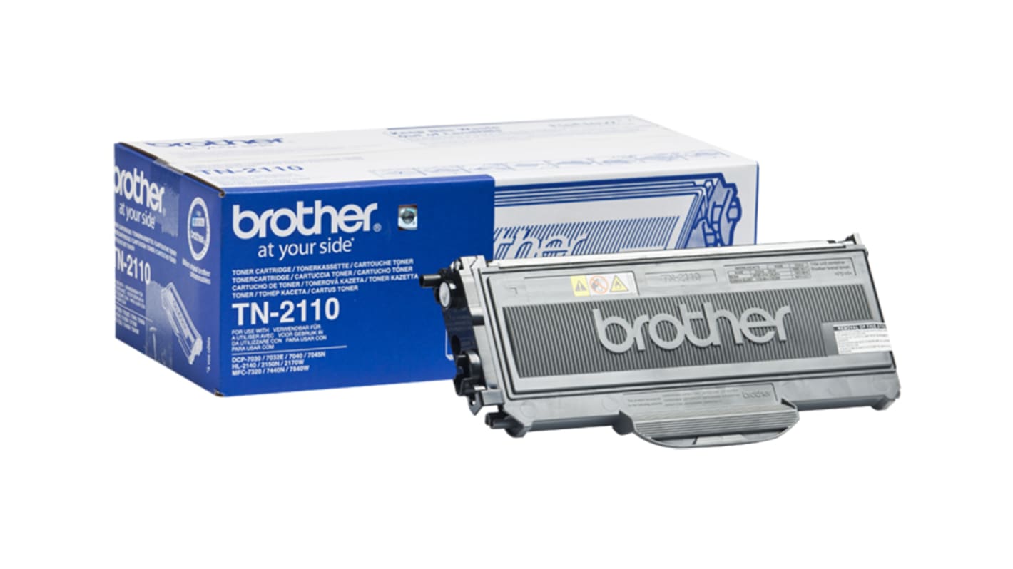 Toner Brother TN2110 Couleur Noir compatible avec imprimante Brother