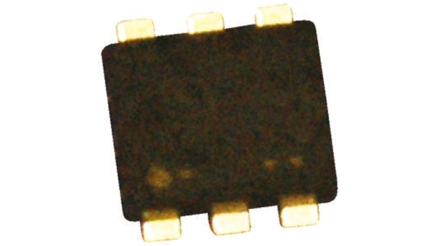 Dual P-Channel MOSFET, 1.2 A, 20 V, 6-Pin UF6 Toshiba SSM6P54TU(TE85L,F)