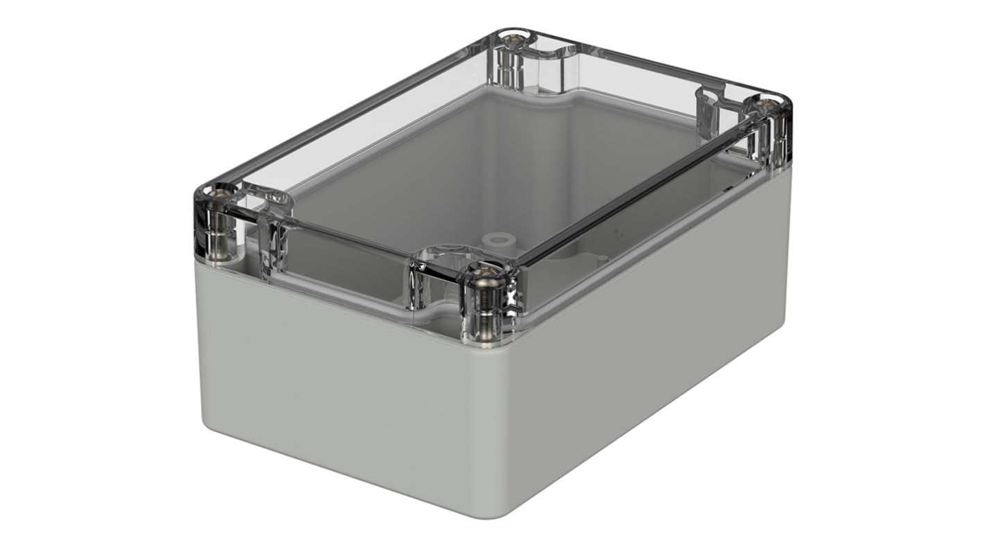 Caja Bopla de Policarbonato Gris claro, 120 x 80 x 55mm, IP66