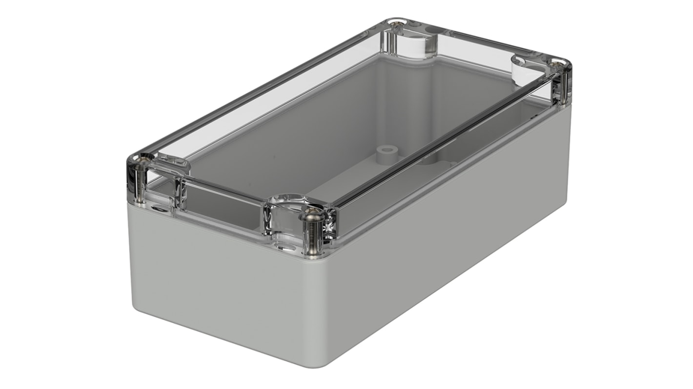 Caja Bopla de Policarbonato Gris claro, 160 x 80 x 55mm, IP66