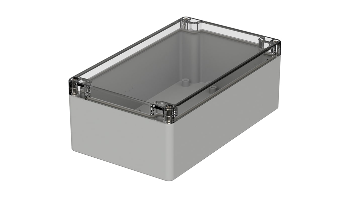 Caja Bopla de Policarbonato Gris, 200 x 120 x 75mm, IP66