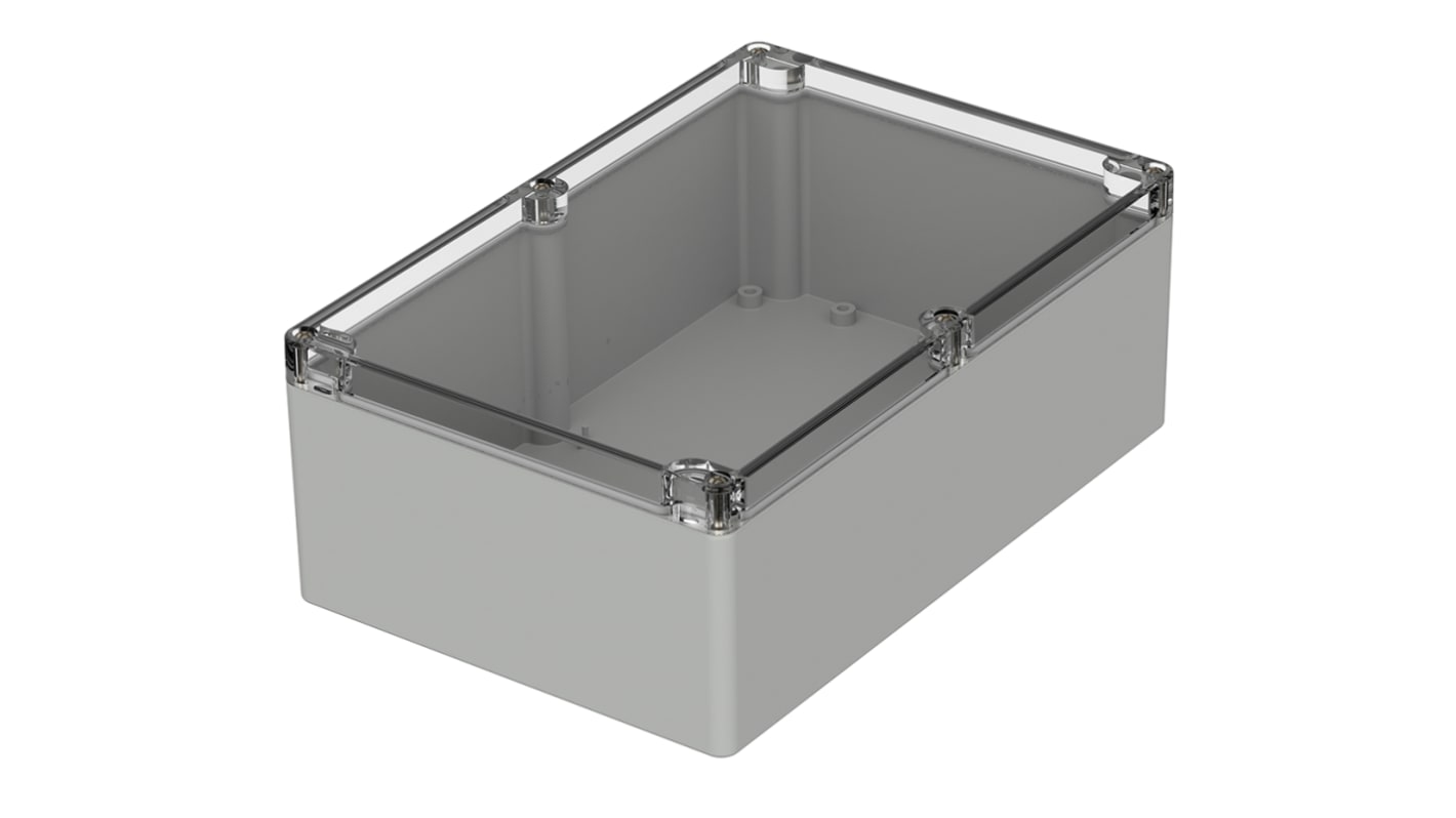 Boîtier Bopla Euromas en Polycarbonate, 240.3 x 160.3 x 90mm, Gris clair IP65