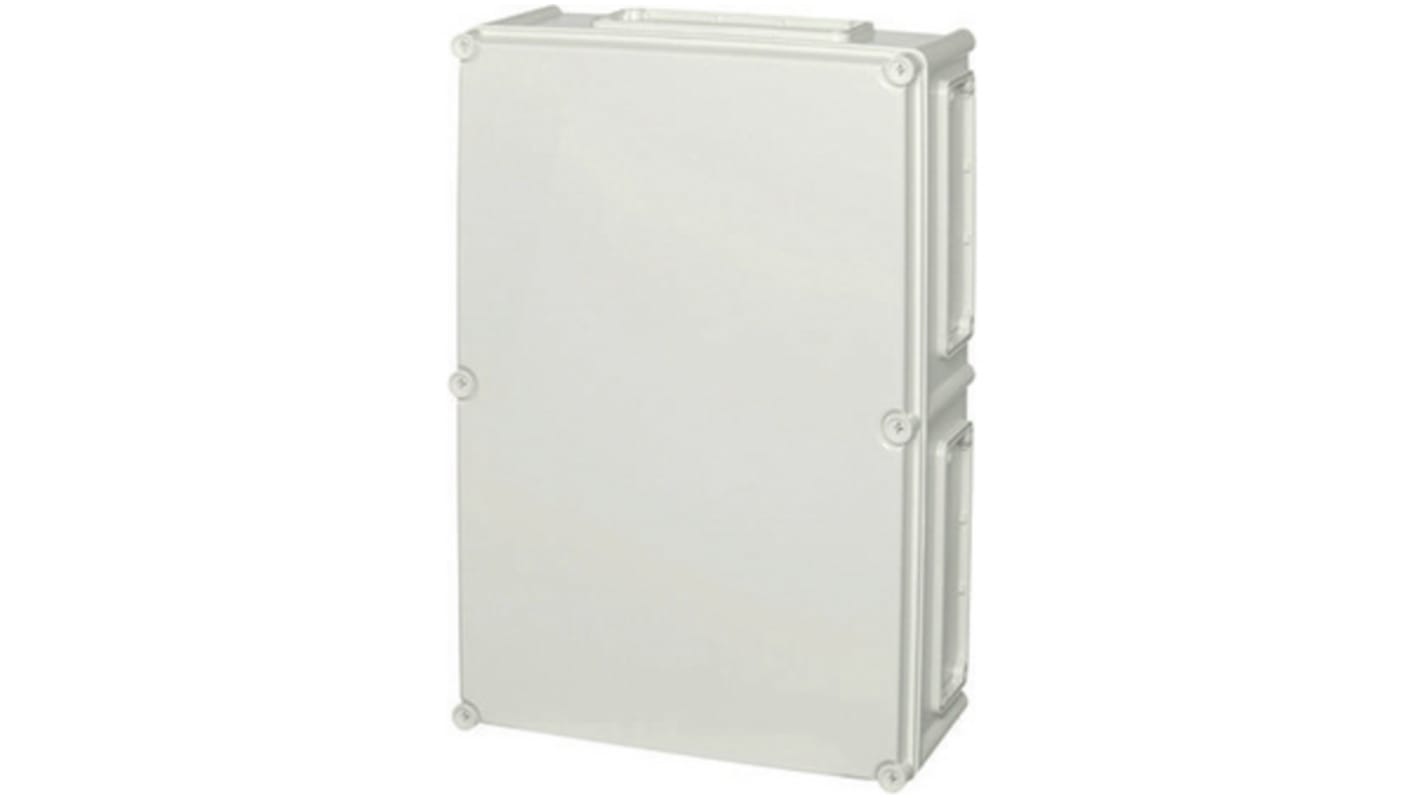 Fibox EK Series Grey Polycarbonate Enclosure, IP66, IP67, Flanged, Grey Lid, 560 x 380 x 180mm