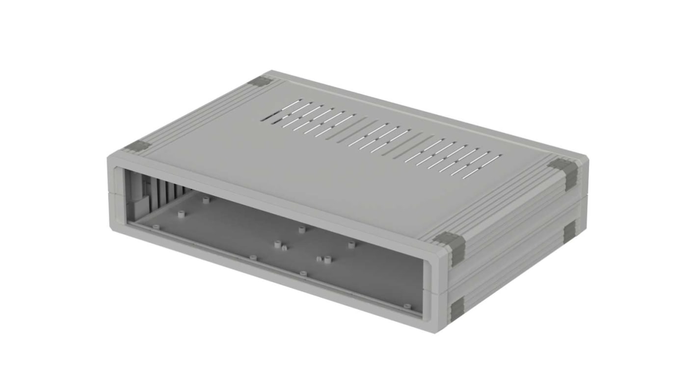 Bopla Ultramas Light Grey Plastic Enclosure, 290.9 x 198.9 x 62.2mm