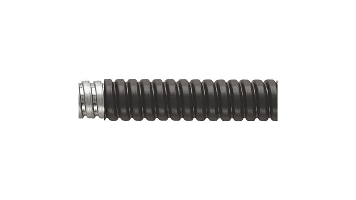 Conducto flexible Adaptaflex SP de acero Galvanizado Negro, long. 10m, Ø 20mm, rosca M20, IP54, IP65