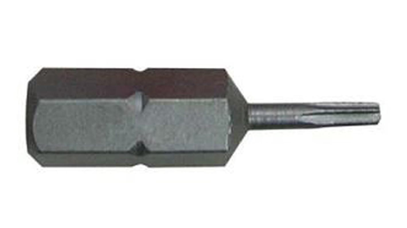 Punta de atornillar RS PRO, Torx T25 de Acero al Cromo Vanadio