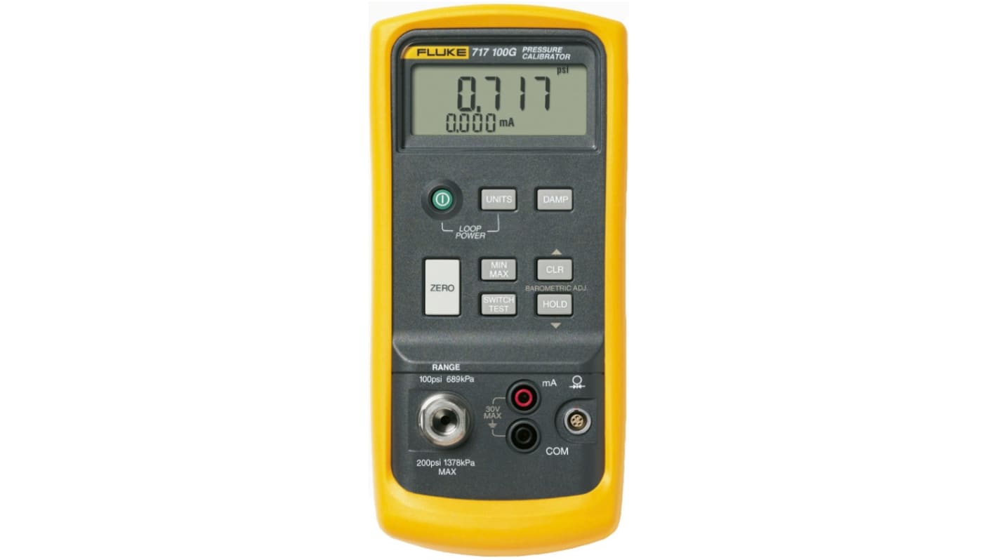 Fluke 717 0psi to 10000psi Pressure Calibrator - With RS Calibration