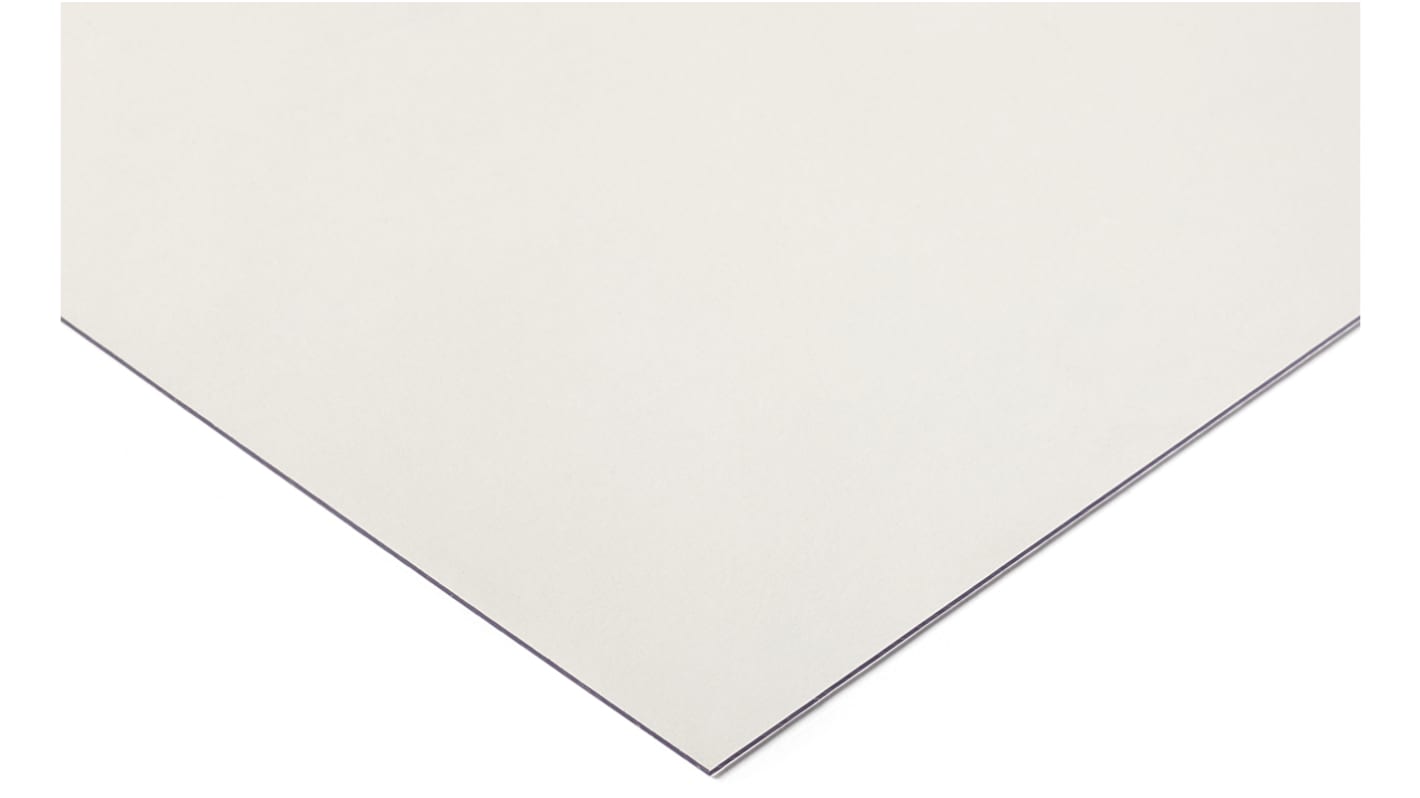 Foglio di plastica Tipo pieno RS PRO in PC, Chiaro, 1250mm x 610mm x 4mm