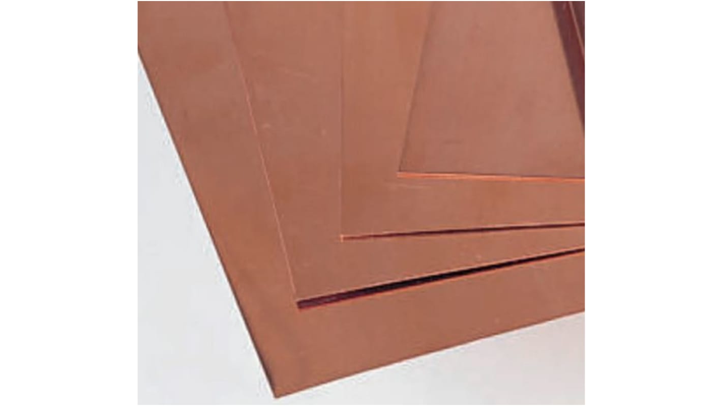 RS PRO Copper Metal Sheet 1000mm x 25mm