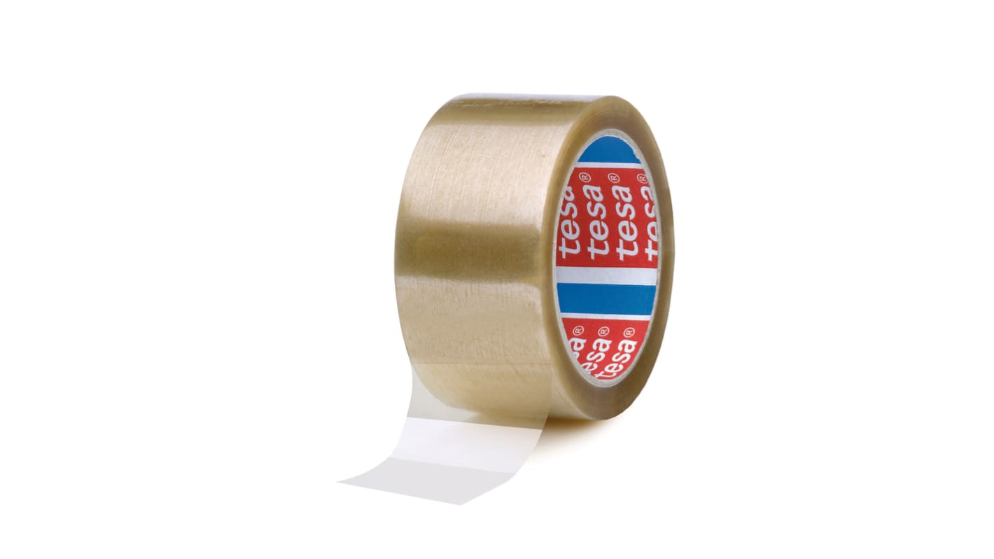 Tesa 4089 Paketband, PP, transparent, Stärke 46μm, 48mm x 66m