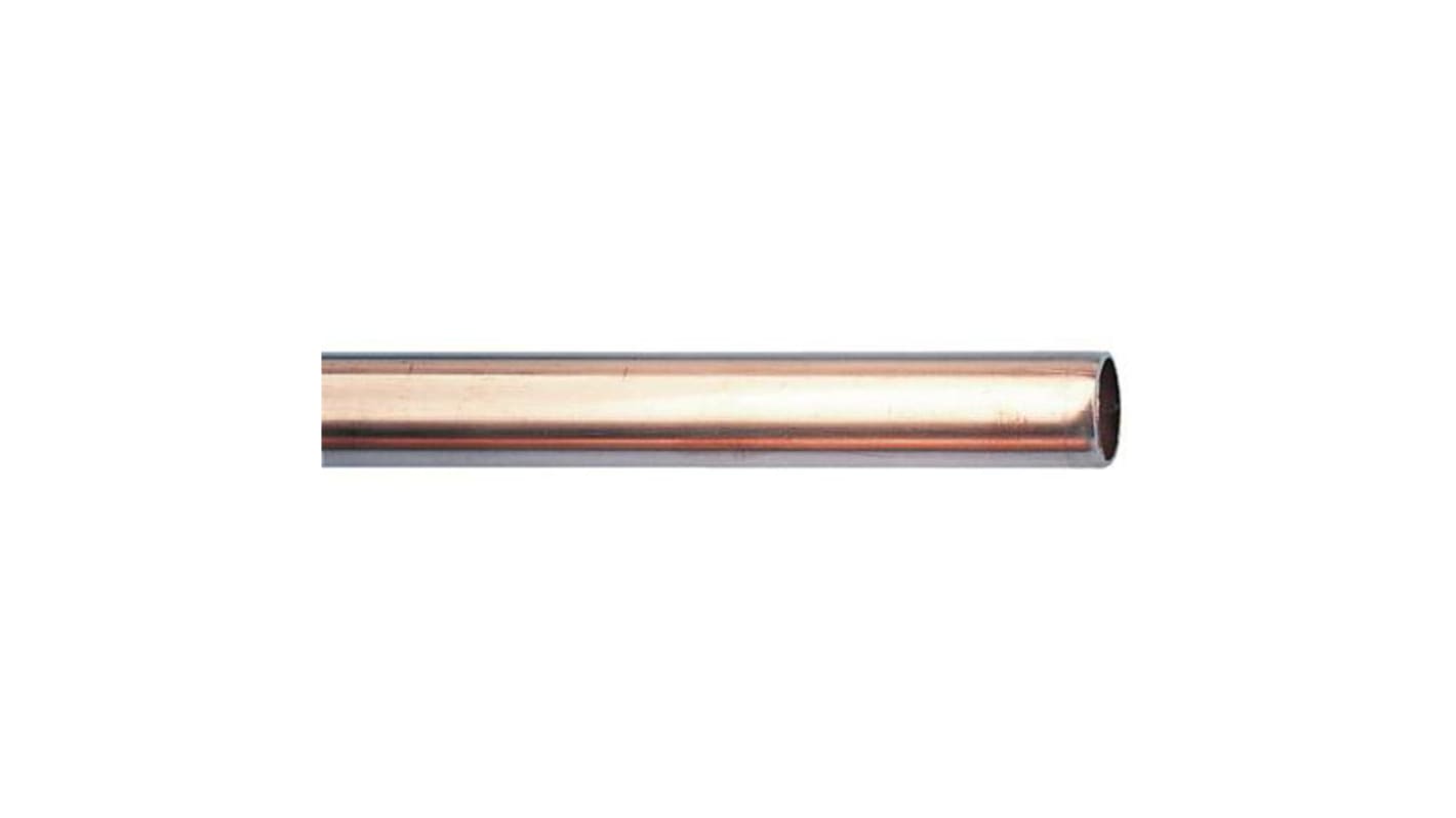 Booles Tools & Pipefitting 42 bar 2m Long Copper Pipe, 35mm Outer Diam.