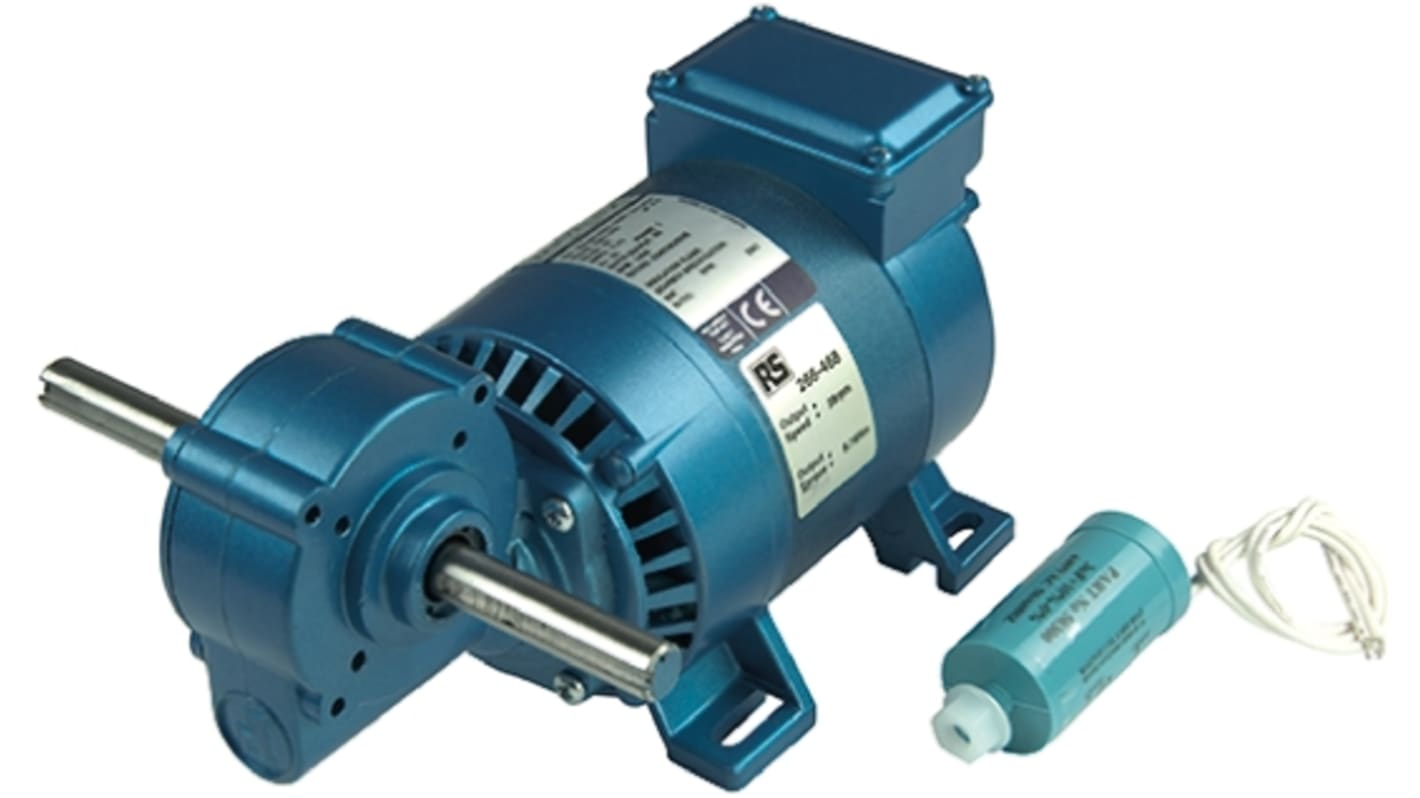 Parvalux Induction AC Geared Motor, Reversible, 220 → 240 V, 56 rpm