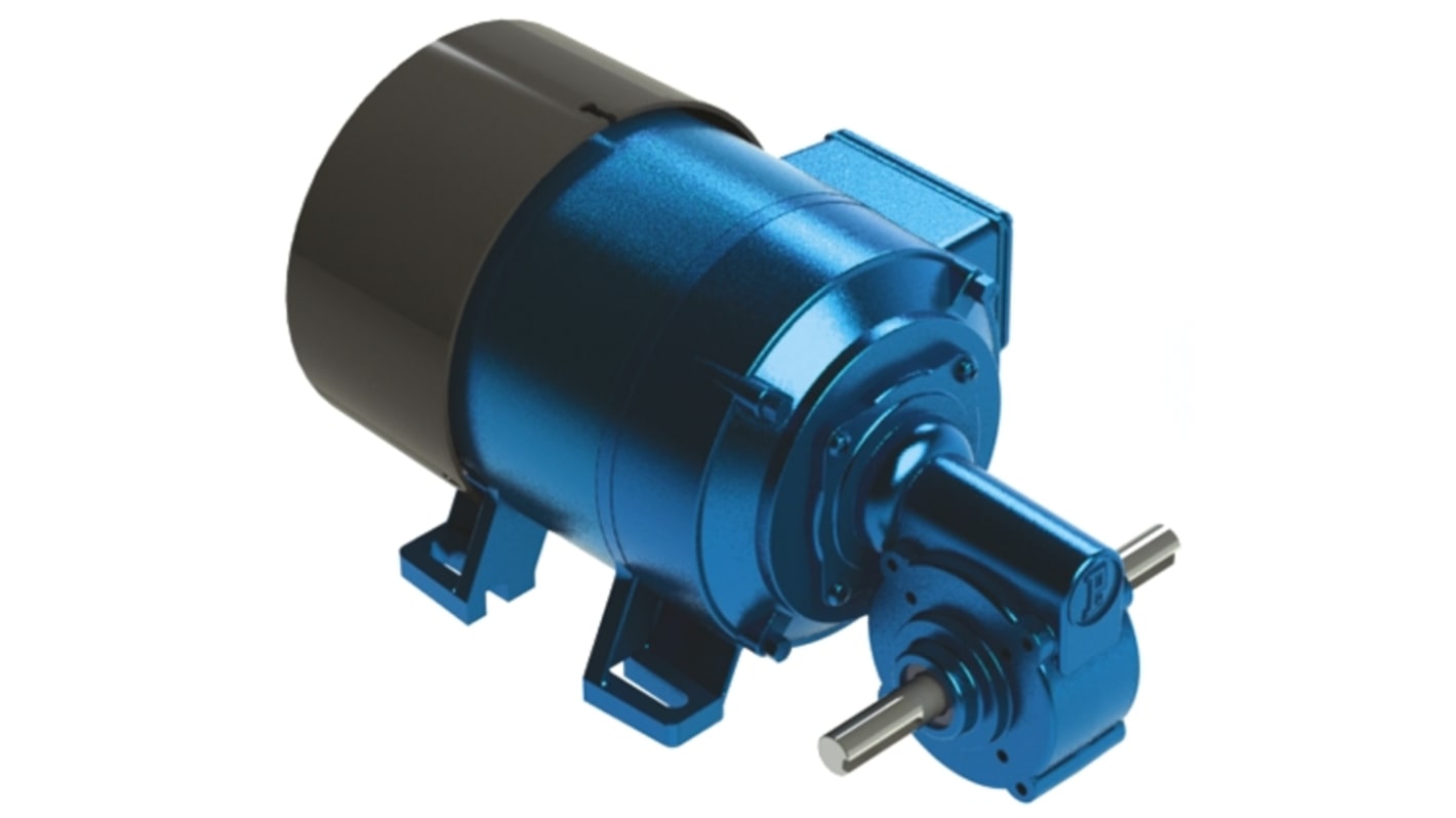 Parvalux Induction AC Geared Motor, 1 Phase, Reversible, 220 → 240 V, 47 rpm, 100 W