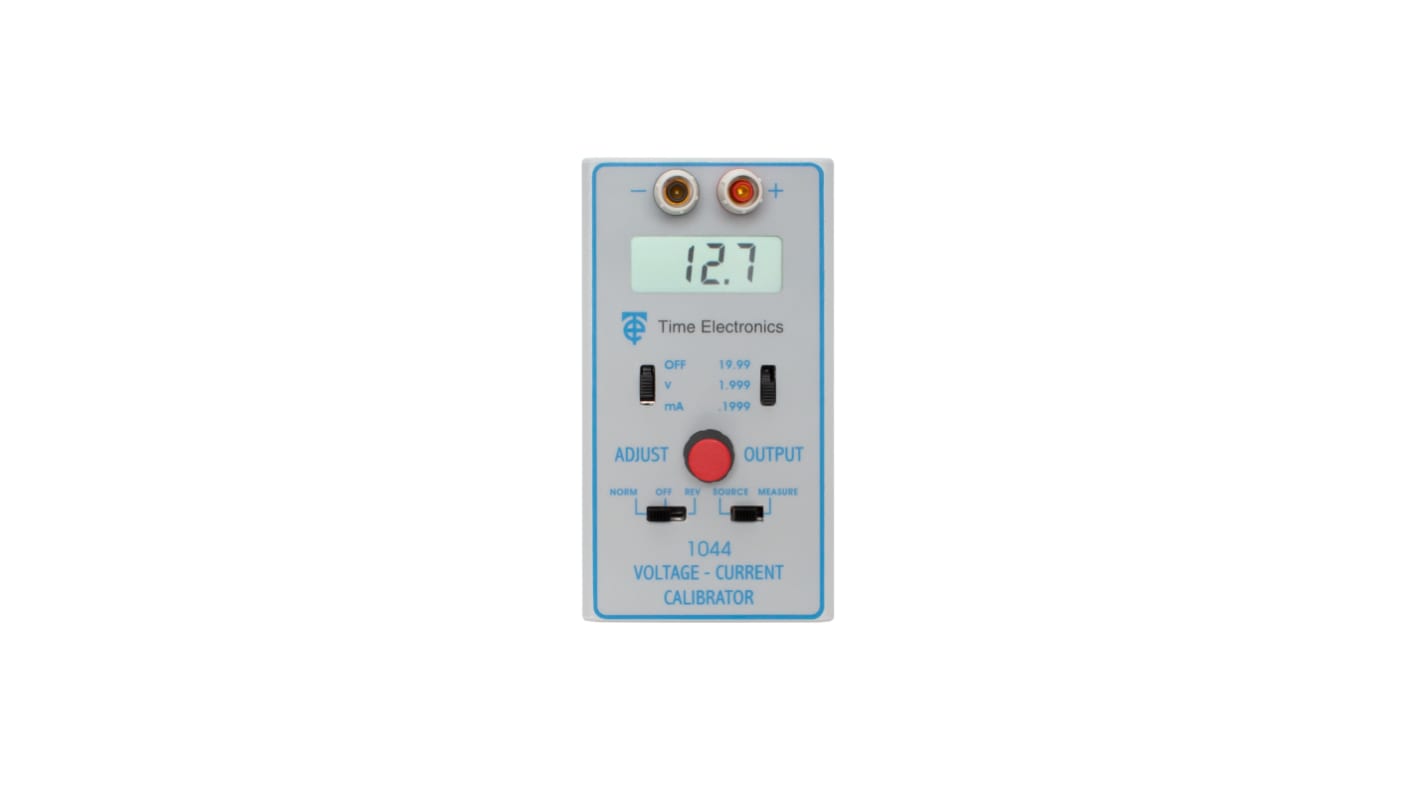 Time Electronics Áram és feszültség kalibrátor 1044 20V 20mA ±0,05% 30PPM Hálózat 9 V 50 x 78 x 142mm 300g 142mm 50mm