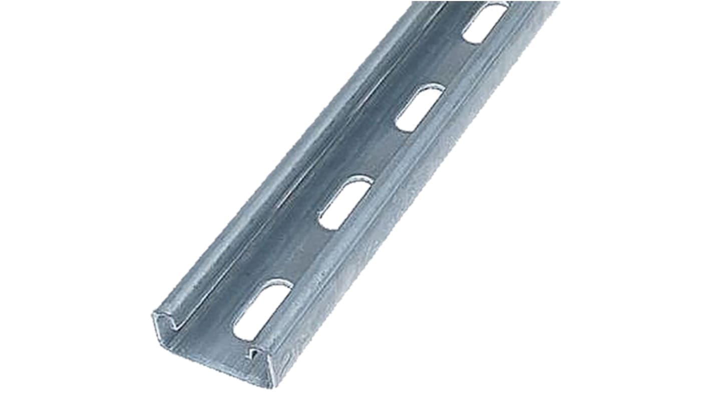 Unistrut 41 x 21mm Slotted Stainless Steel Strut, 2m Long